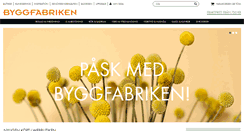 Desktop Screenshot of byggfabriken.com