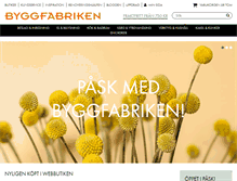 Tablet Screenshot of byggfabriken.com